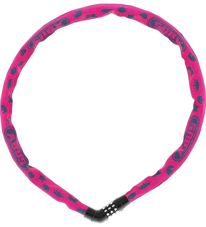 Abus Kedjelås - 4804C Symboler - 75 cm - Rosa