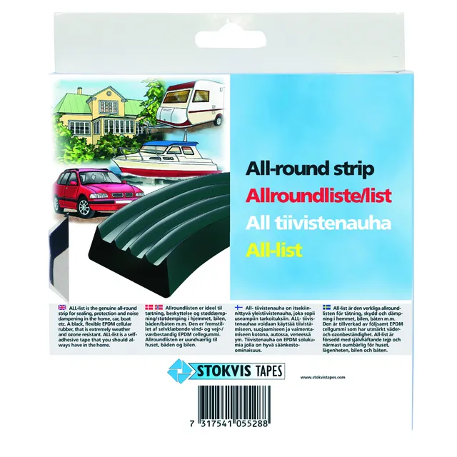 ALL-LIST SVART 10X5MMX5M | Beijerbygg Byggmaterial