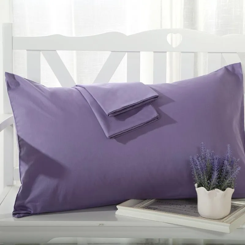 1 st Örngott i ren bomull Mjukt Dekorativt Örngott Örngott Enfärgat Örngott Flera färger valfria 1pcs 48cmx74cm (#3527)