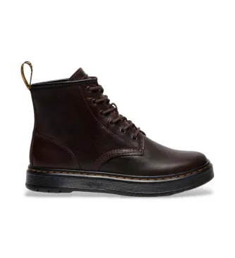 Dr Martens för män. 41681200 Brookline Chukka Ankelkängor i mörkbrunt läder (45), Hud, Karta, Nyckelband, Casual