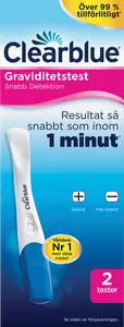 Clearblue Graviditetstest Snabb Detektion - 2 st