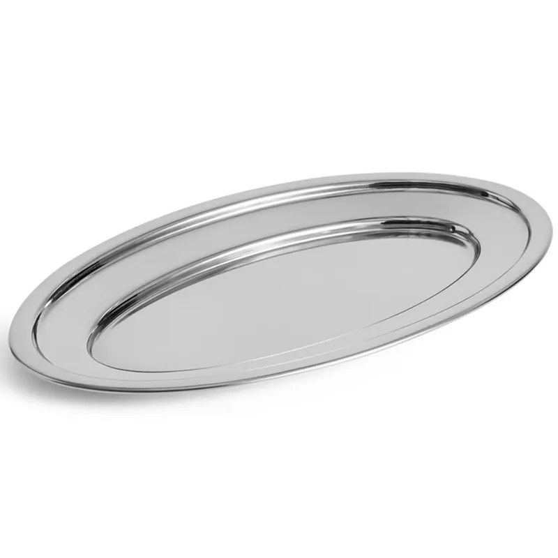 Hay Essential Steel oval serveringstallrik large, rostfritt stål
