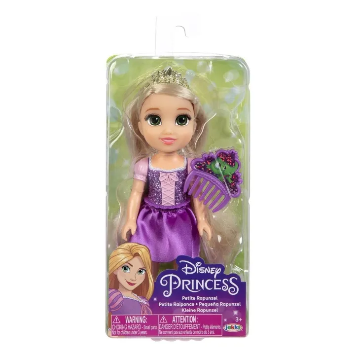 Rapunzel Docka med Kam 15 cm Disney Princess