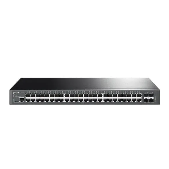 TP-Link JetStream 48-portars Gigabit L2+ hanterad switch med 4 10GE SFP+-platser