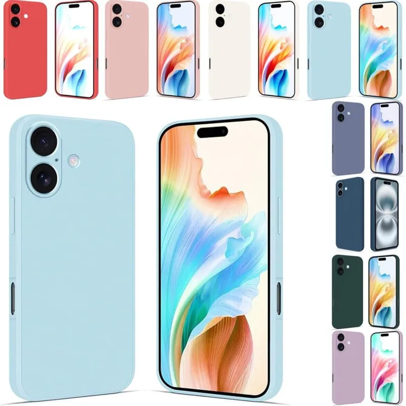 Iphone 16 skal mobilskal silikon / TPU (#2552)
