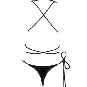 Obsessive Cordellis Crotchless Teddy Black O/S Teddy