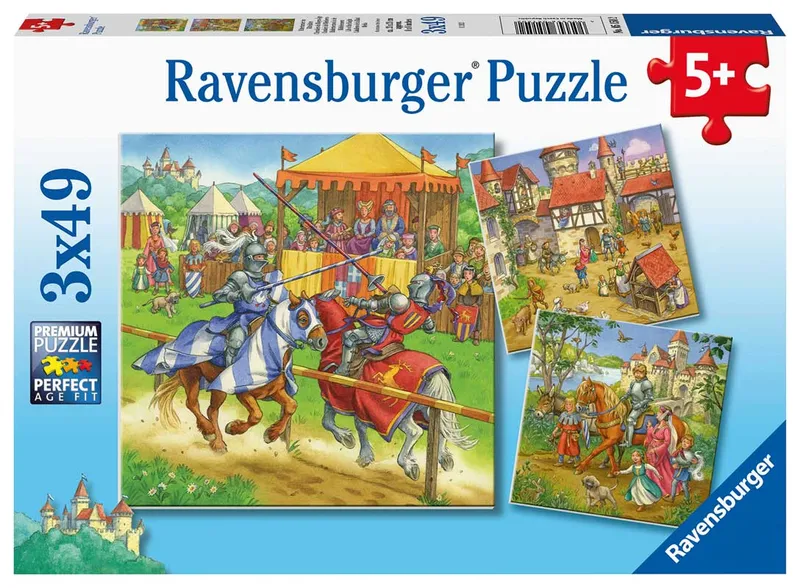 Barnpussel – Riddarens liv, 3×49 bitar