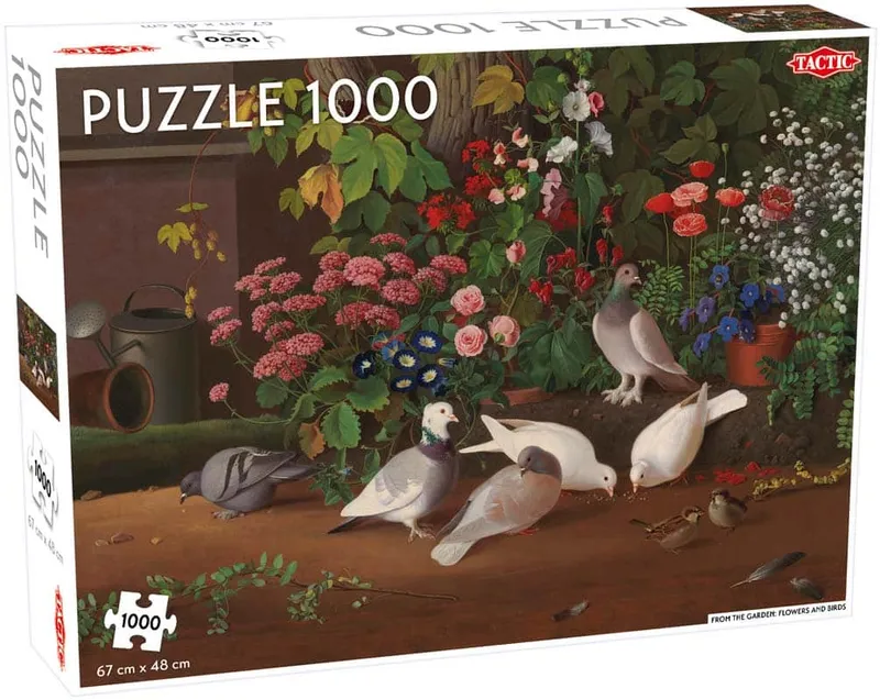 Pussel – Ferdinand von Wright: From the Garden: Flowers and Birds 1000 bitar