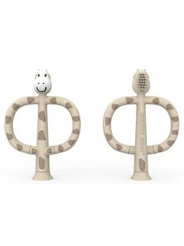 Matchstick Monkey Tandborste - Training - Silikon - Giraff