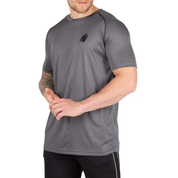 Gorilla Wear Performance Tee, S, Grey