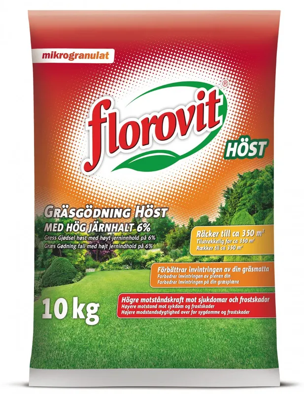 Gräsgödning Florovit Höst (Storlek: 10kg)