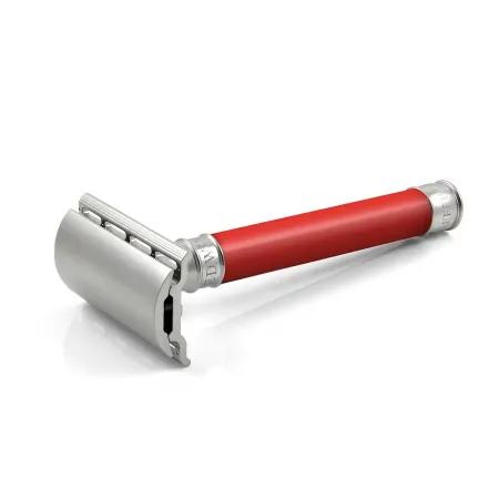 3ONE6 Stainless Steel Safety Razor – Red