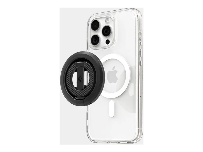 Spigen O-Mag Magnetic Phone Holder with Adjustable Stand - black