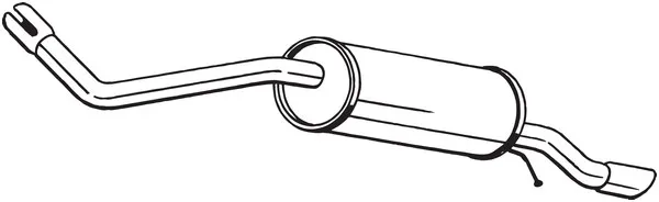 Bakre ljuddämpare BOSAL 233-569