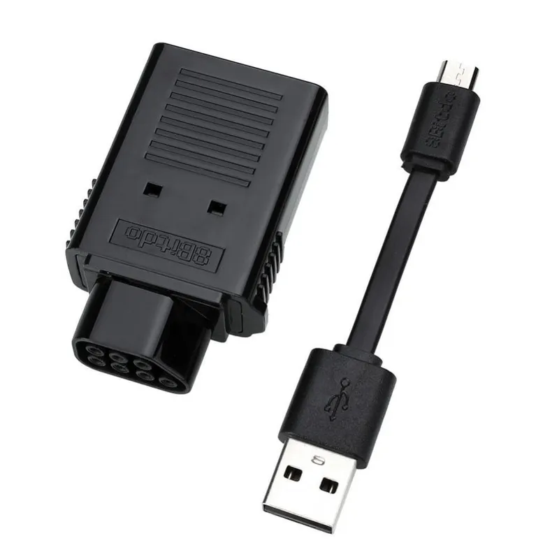8BitDo Bluetooth Retro Receiver (NES) - Compatible with DualShock 3 & 4 - Switch Joycon & Pro