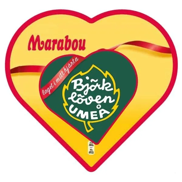 Marabou Hjärtformad Chokladask – 165 g