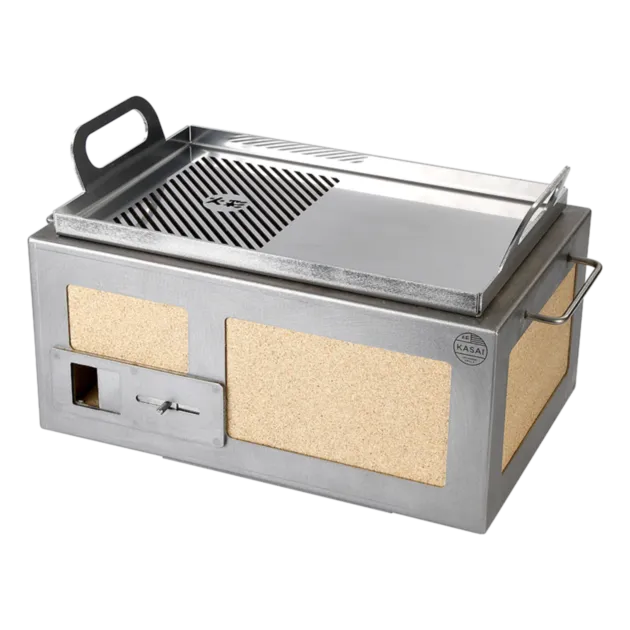 Kasai Konro Yakitori Grill Small + Plancha Stekplatta/Grillgaller