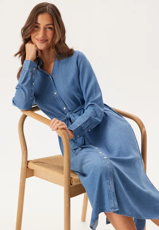 Reg Chambray Shirt dress (#0134)