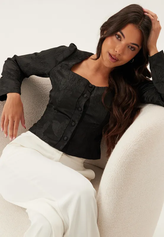 Jacquard L/S Jacket (#8395)