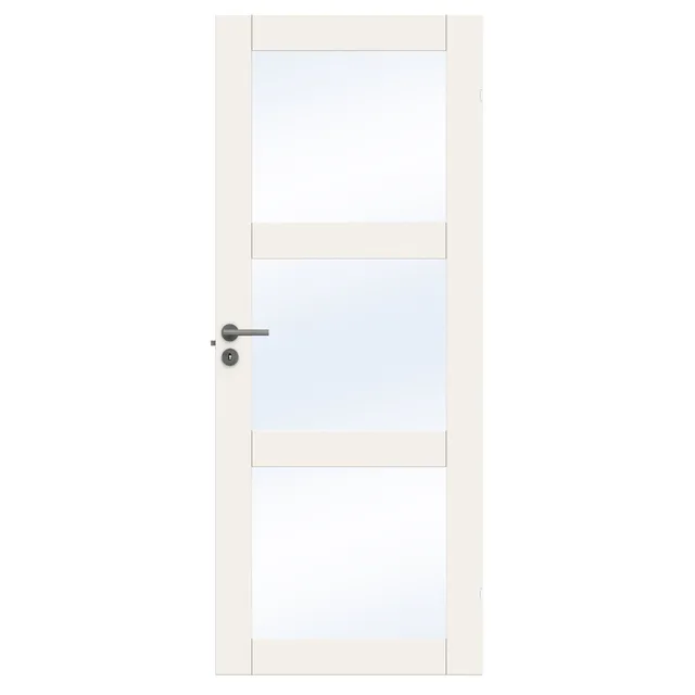 SPEGELDÖRR UNIQUE GW03L VIT 825X1940MM | Beijerbygg Byggmaterial
