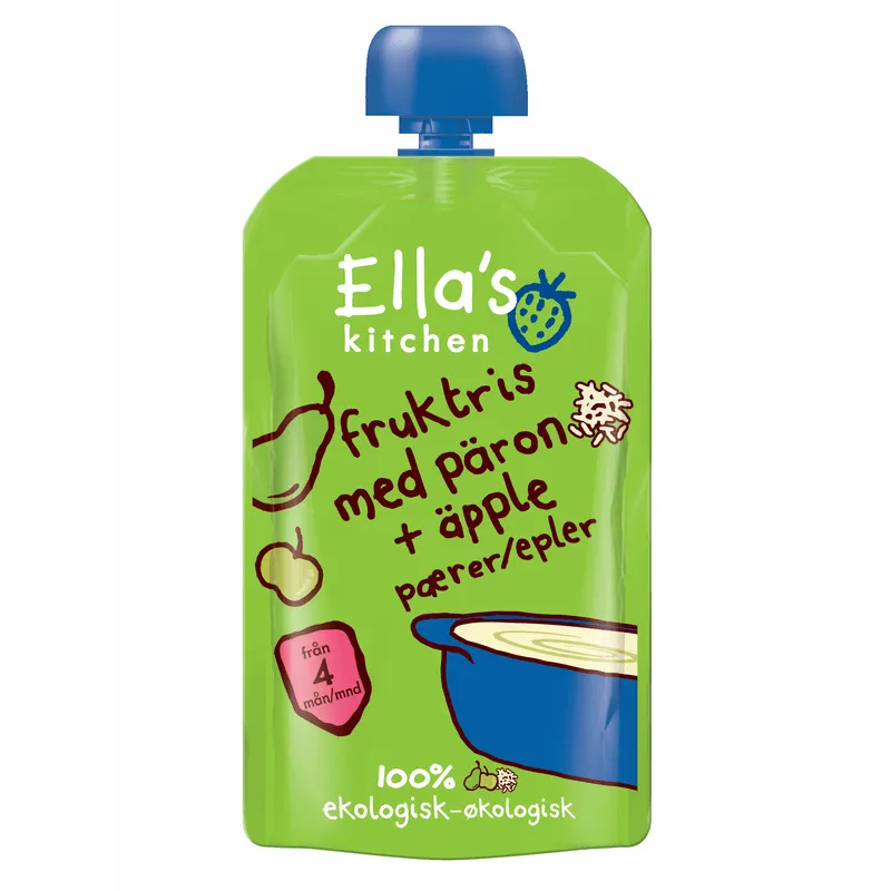 Ella’s Kitchen Fruktris Päron Äpple 120 g