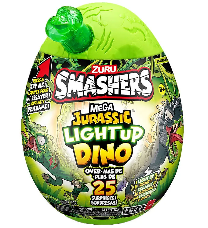 Smashers – Mega Jurassic Light Up Dino Egg