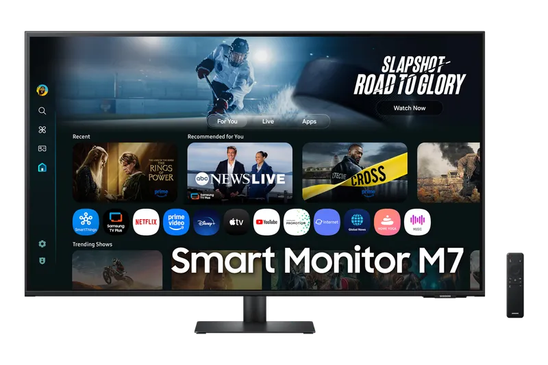 Samsung M7 M70F platta pc-skärmar 109,2 cm (43″) 3840 x 2160 pixlar 4K Ultra HD LCD Svart