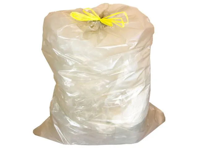 Sopsäck PolyREG Drawstring 125 liter 750×1030 mm transparent 6×25 st