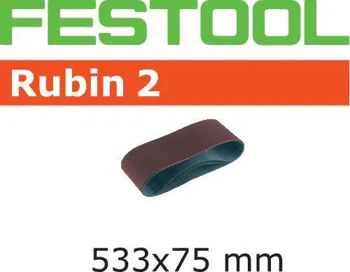 Festool RU2 Slipband 533X75mm, 10-pack P40