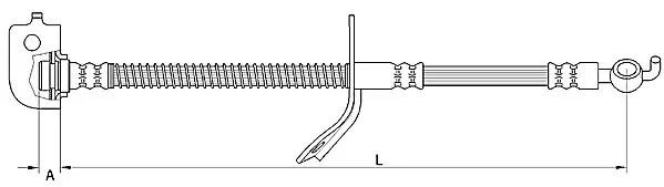 Bromsslang METZGER 4110736
