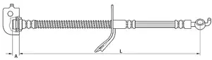 Bromsslang METZGER 4110736