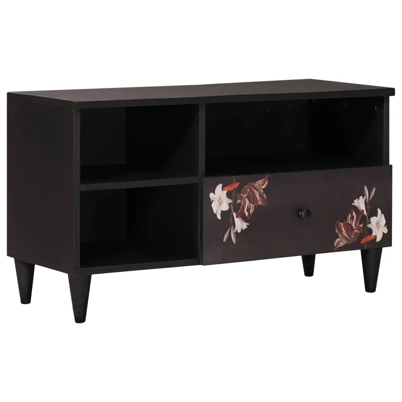 vidaXL Förvaringsskåp Flerfärgsdesign 80 x 33,5 x 46 cm