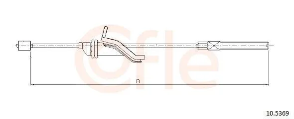 Handbromsvajer COFLE 10.5369