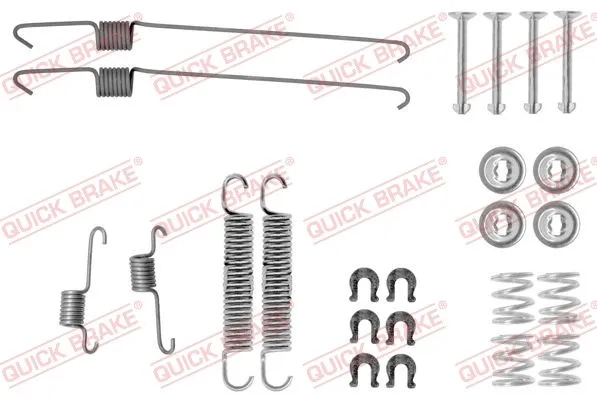 Monteringssats, bromsbackar QUICK BRAKE 105-0001