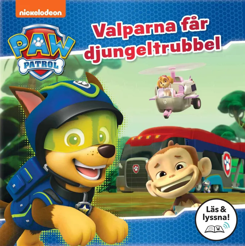 Paw Patrol. Valparna får djungeltrubbel (Läs & Lyssna), E-bok