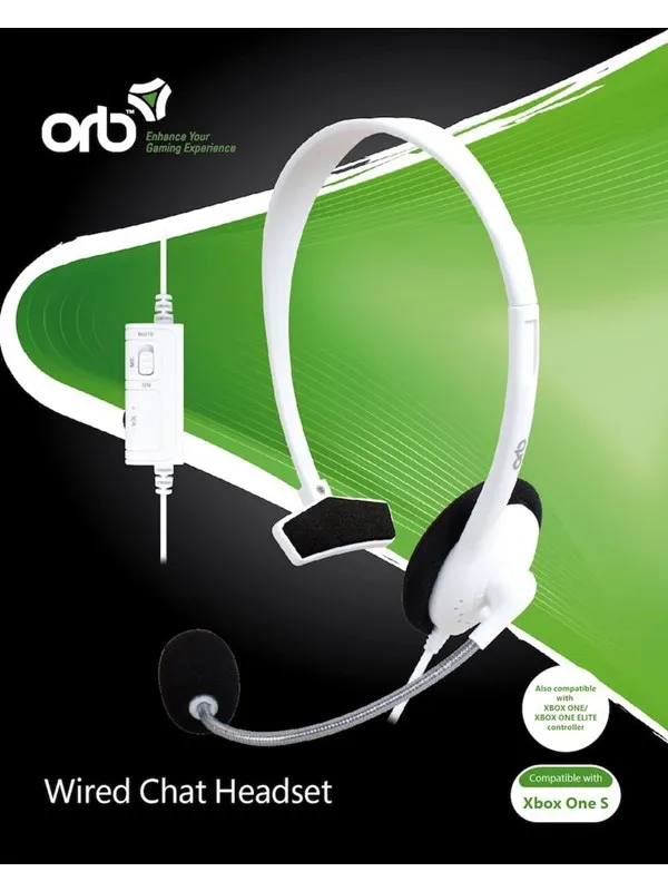Orb Wired Chat Headset – Wired Headset – Microsoft Xbox One S