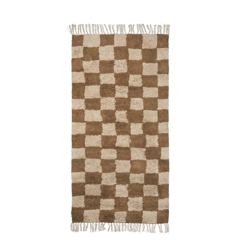 Ferm Living, Tvättbar Matta Mara Tan
