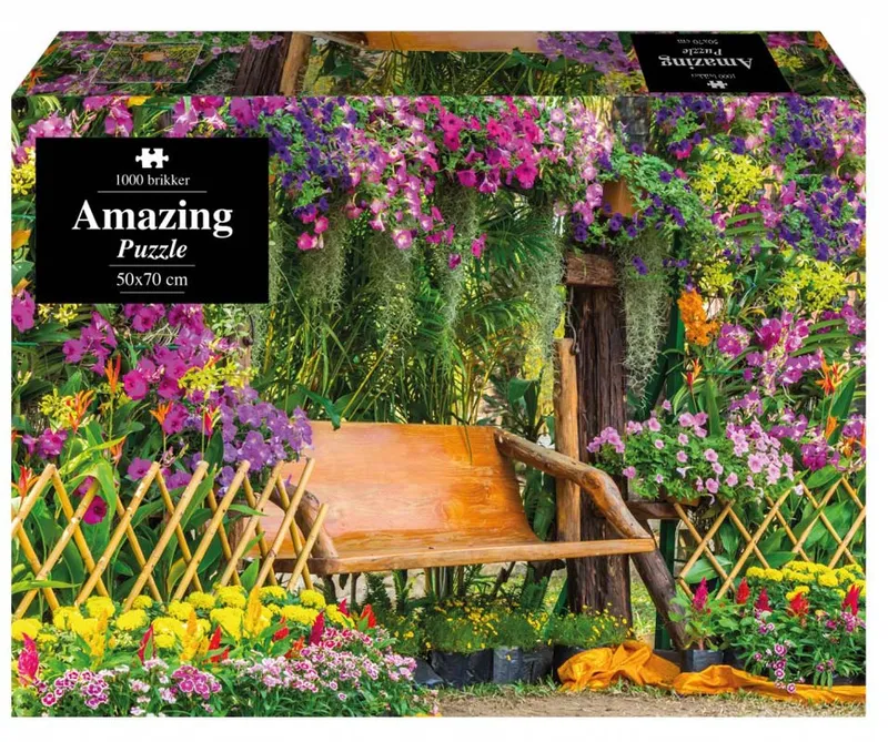 Amazing Pussel – Parkbänken 1000 bitar