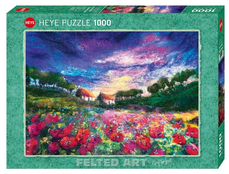 Pussel – Fine Art: Vallmofält 1000 Bitar