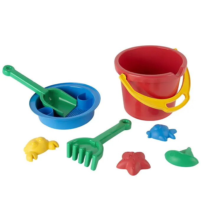 Dantoy Recycled Bucket Set – Red