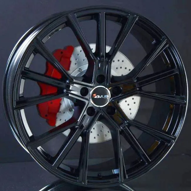 Avus AF18 Gloss Black 8X18