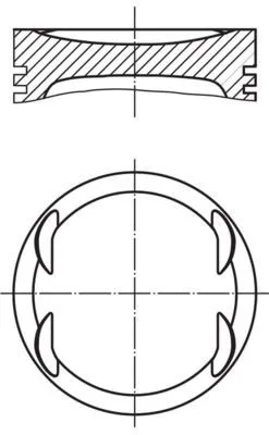 Kolv MAHLE 004 08 00