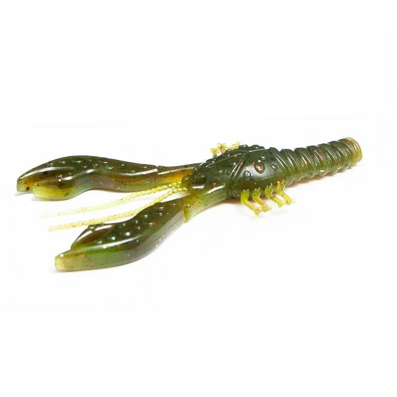 M-WAR Baby Lobster Bass Pumpkin/Chartreuse 10cm – 8-pack