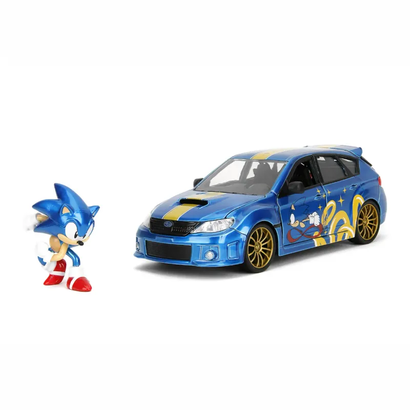 2012 Subaru Impreza WRX STI - Sonic the Hedgehog - Jada Toys - 1:24