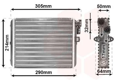 Värmepaket VAN WEZEL 59006110