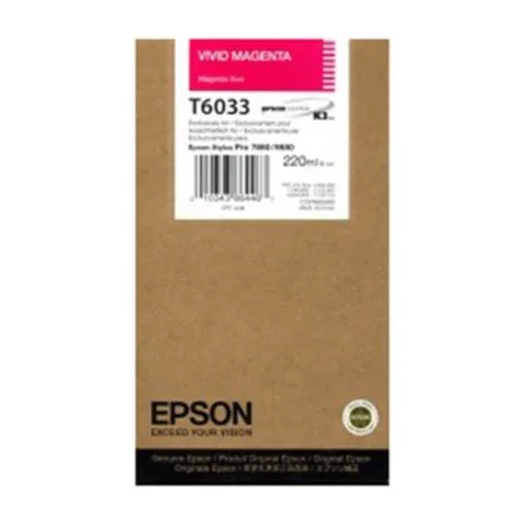 Epson Bläck Vivid Magenta T6033 220ml