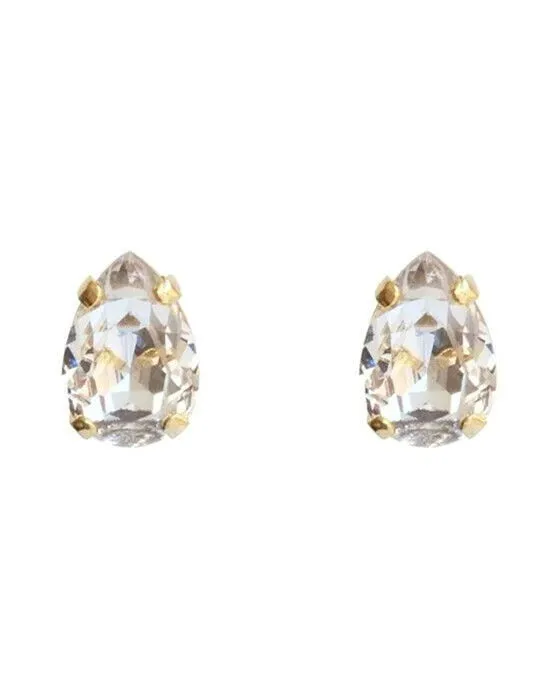Petite Drop Stud örhängen crystal