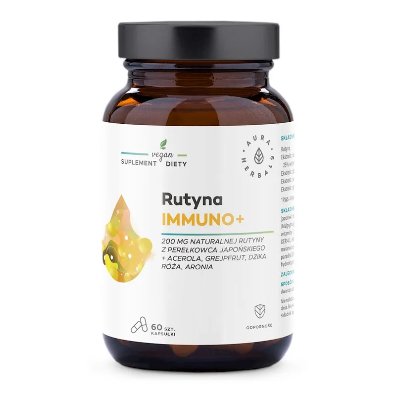 Aura Herbals – Rutin Immuno+, 60 kapslar