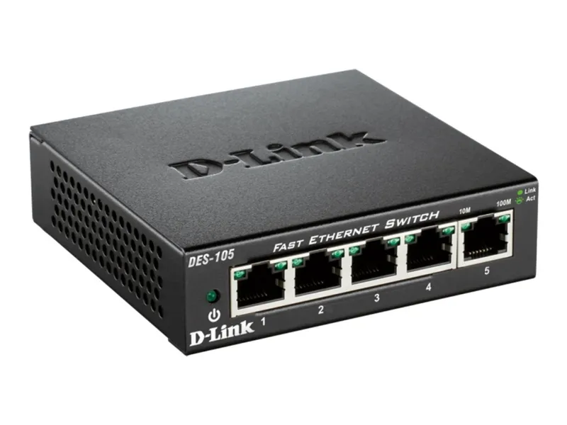 D-link Des-105 Nätverksswitch