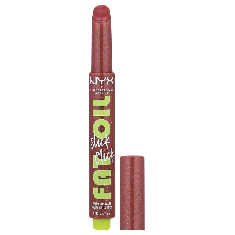NYX Professional Makeup, Lip Oil Slick Click, Glansigt Läppbalsam, 03 No Filter Need, 2g (0.07oz)